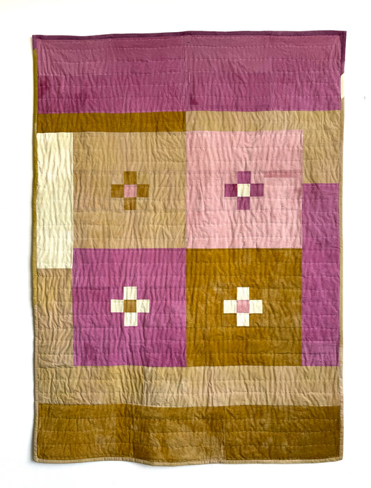 Square Patchwork Quilt 48x66"