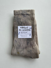 Load image into Gallery viewer, natural dye socks, hibiscus and logwood, medium
