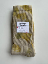 Load image into Gallery viewer, natural dye socks, tannin and onion skins, large
