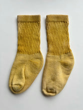 Load image into Gallery viewer, natural dye socks, osage wood, small
