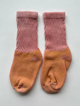 Load image into Gallery viewer, natural dye socks, washed madder root, small
