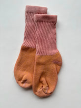 Load image into Gallery viewer, natural dye socks, washed madder root, small
