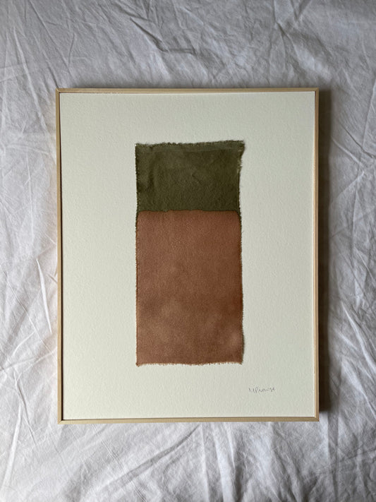 calm - naturally dyed textile
