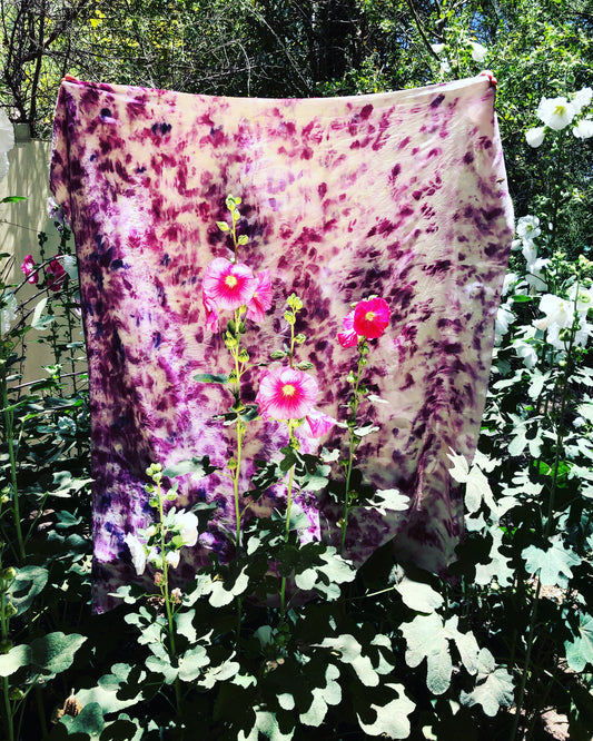 flower dyes: bundle dyeing + pounding - saturday july 10