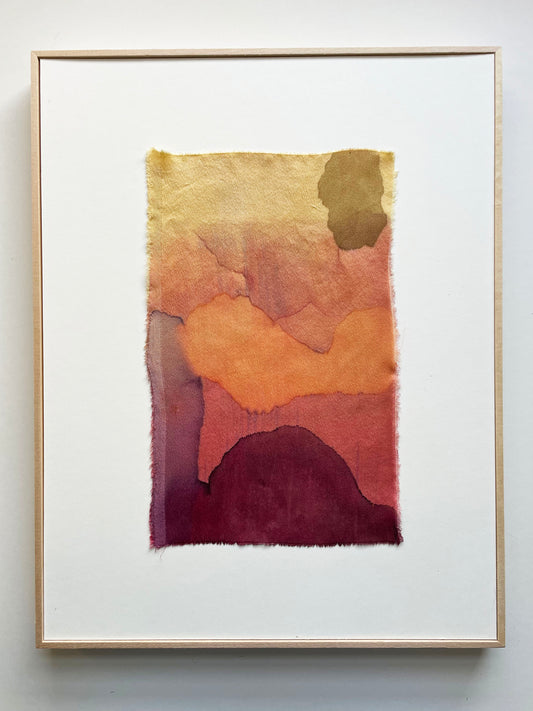 cinnabar - naturally dyed textile