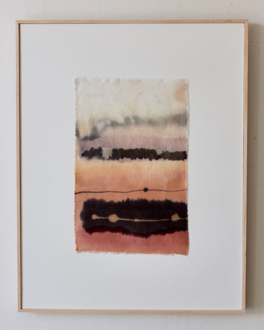 my first love - naturally dyed silk textile
