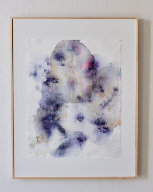 expansion - naturally dyed silk textile