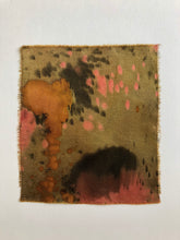 Load image into Gallery viewer, &#39;sun spots&#39; - naturally dyed silk textile
