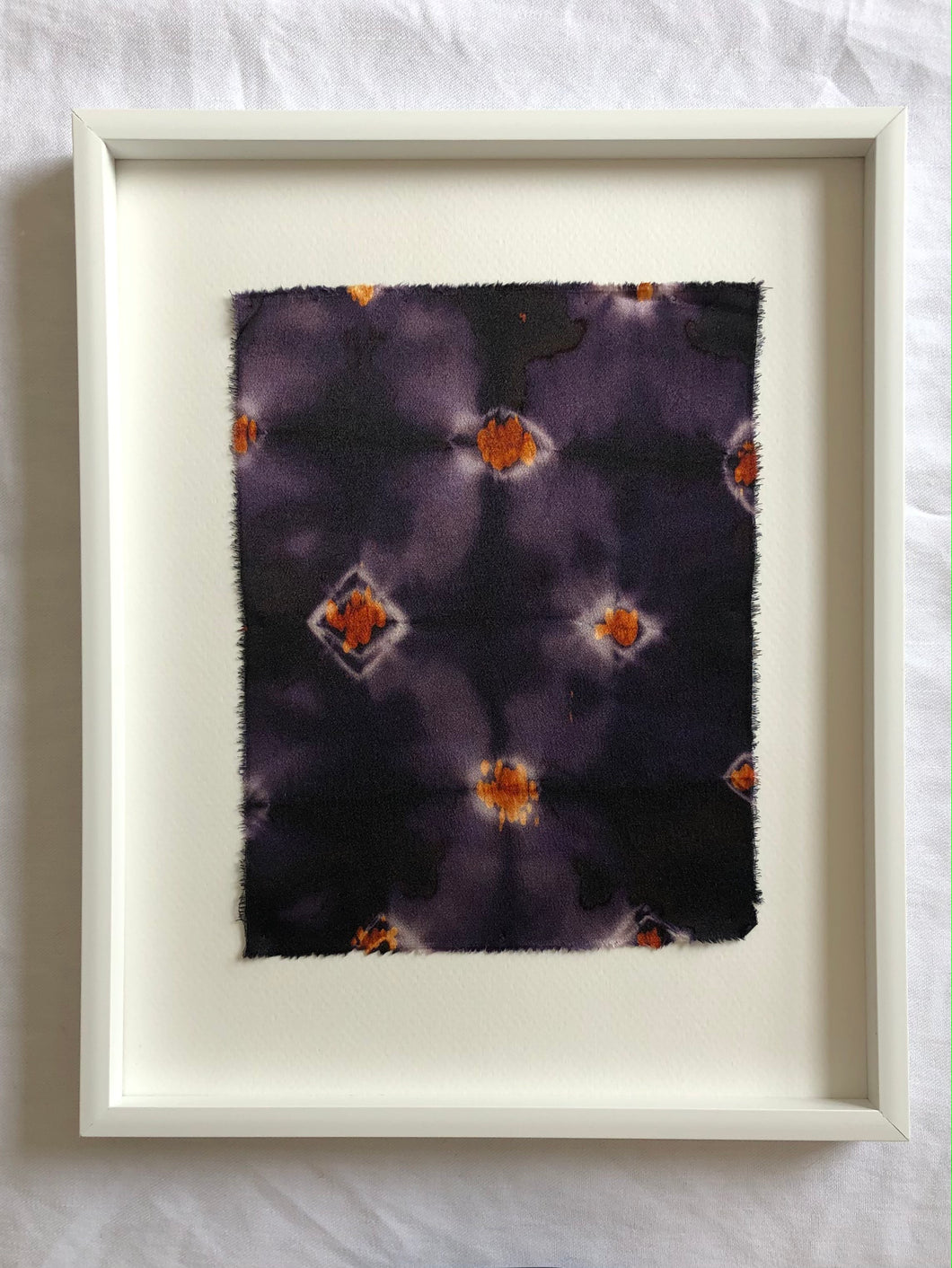 'intention' - naturally dyed silk textile