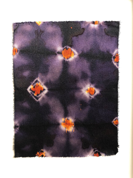 'intention' - naturally dyed silk textile