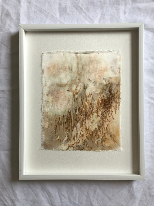 'ascension' - naturally dyed silk textile