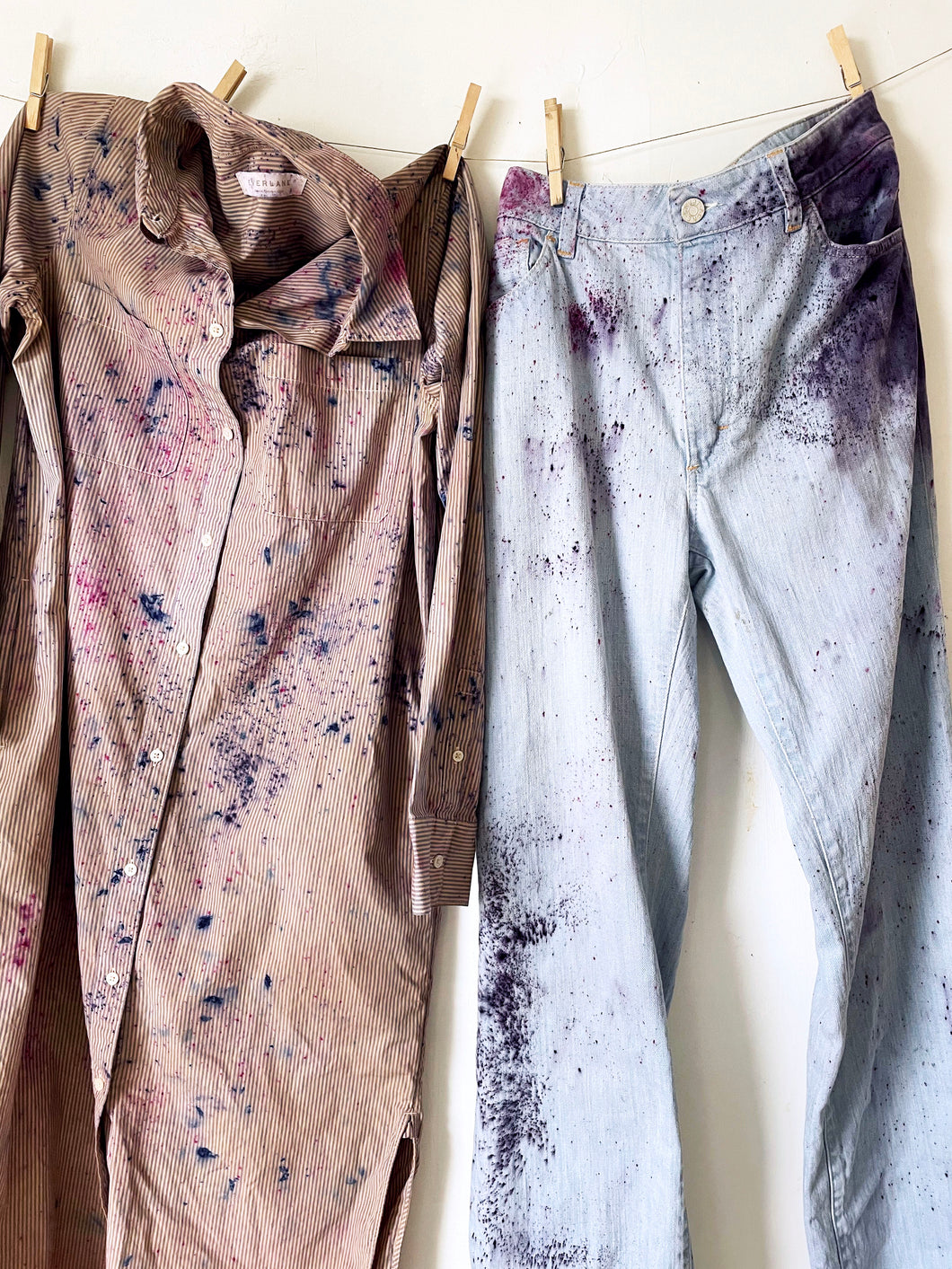 custom bundle dye (send me your old + stained clothes/bedding!)