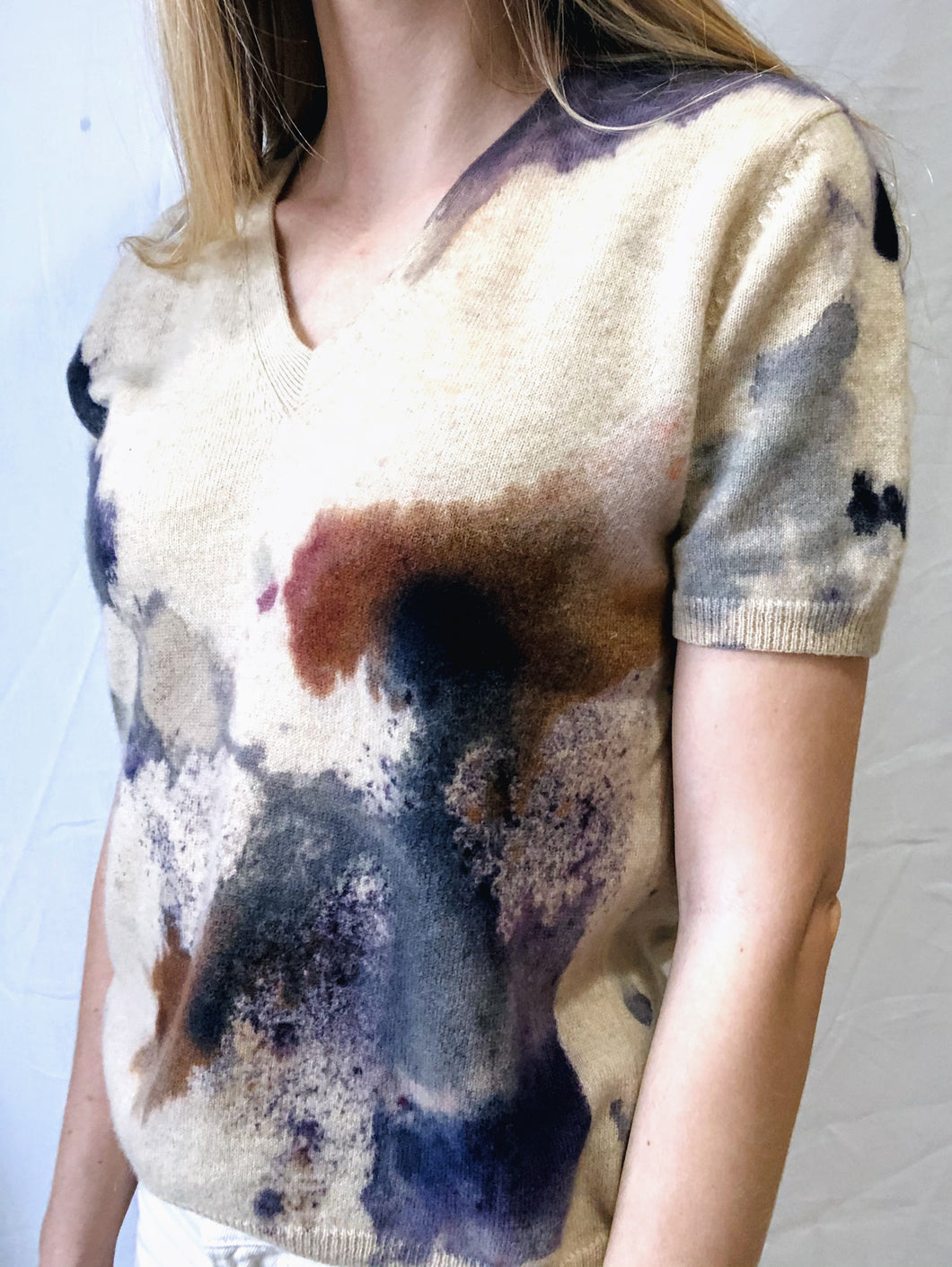 naturally dyed cashmere sweater