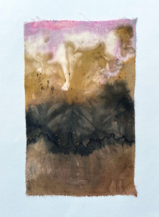 turmoil - naturally dyed textile