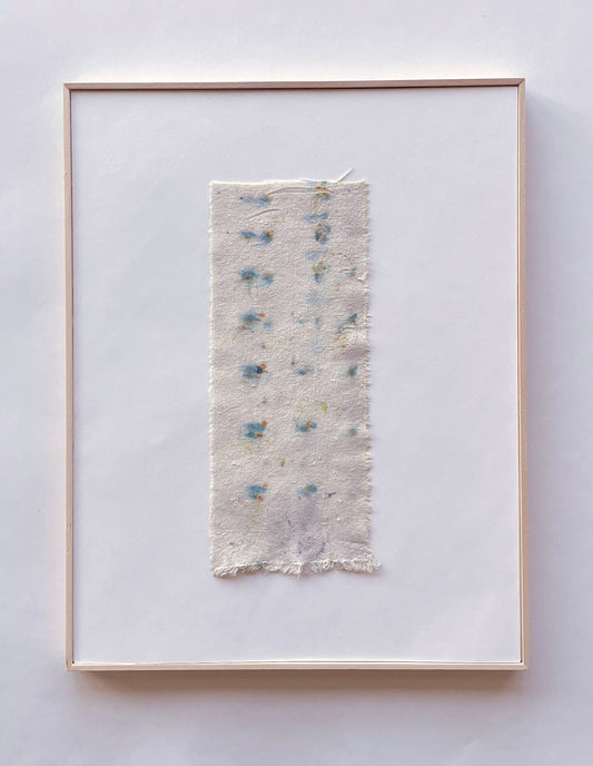 commelina - naturally dyed textile