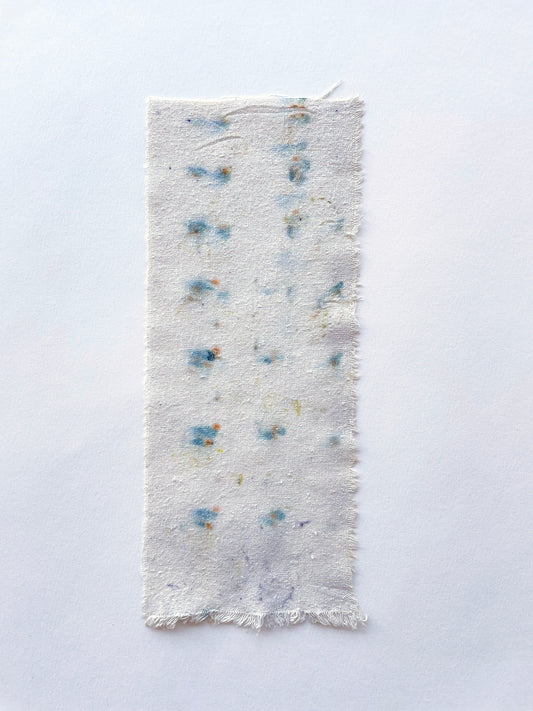 commelina - naturally dyed textile