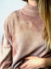 Load image into Gallery viewer, naturally dyed silk cotton turtleneck
