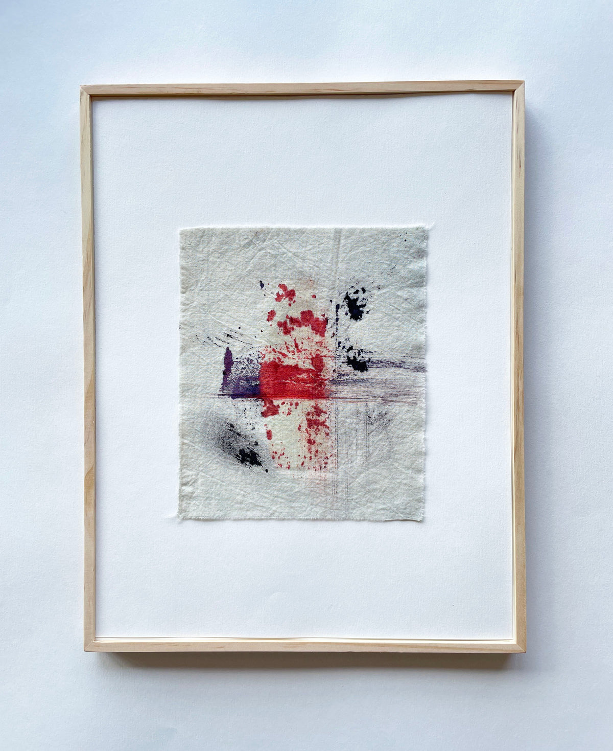 indigo exhaust II - naturally dyed textile