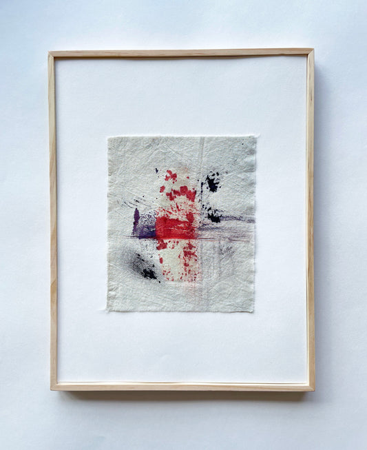 indigo exhaust II - naturally dyed textile