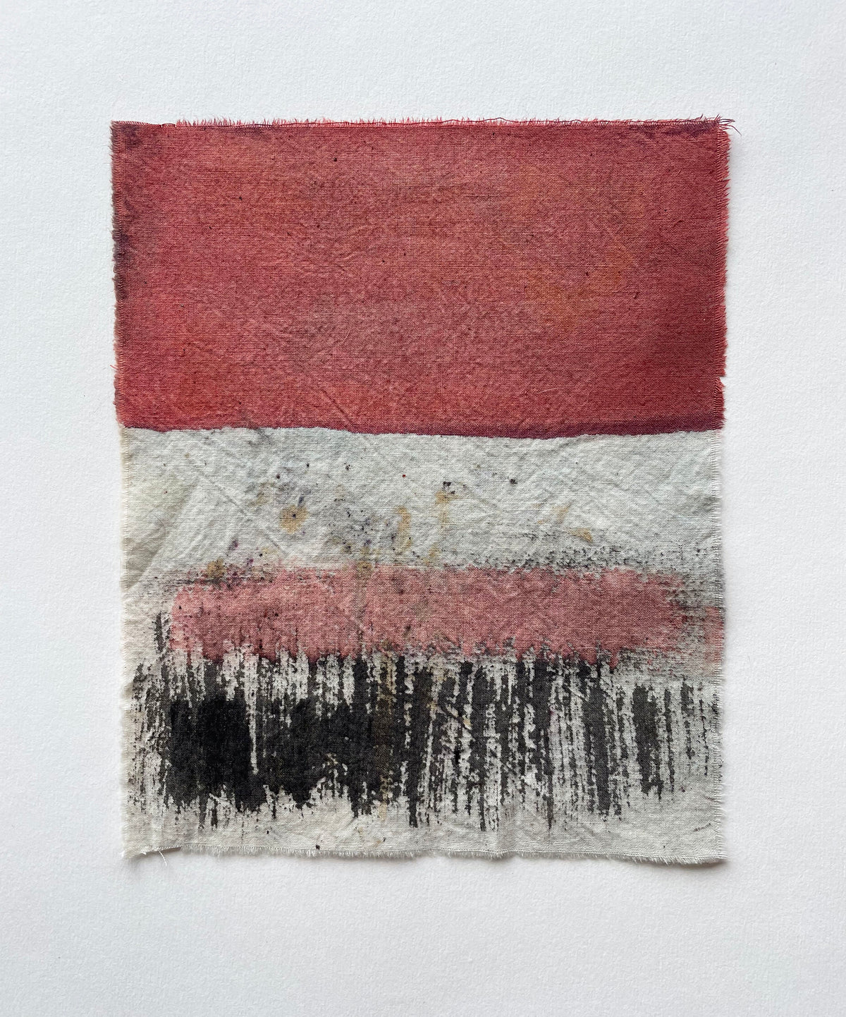 indigo exhaust IV - naturally dyed textile