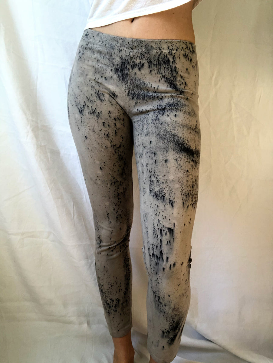 naturally dyed cotton leggings