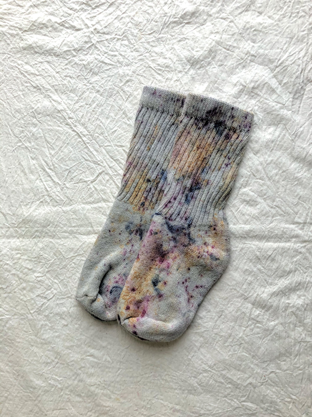 Botanical Dye Organic Cotton Socks - Fairy Dust - XS