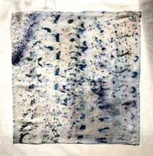 Load image into Gallery viewer, naturally dyed silk scarf - blue shadow
