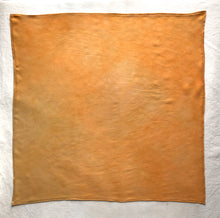 Load image into Gallery viewer, naturally dyed silk scarf - mango
