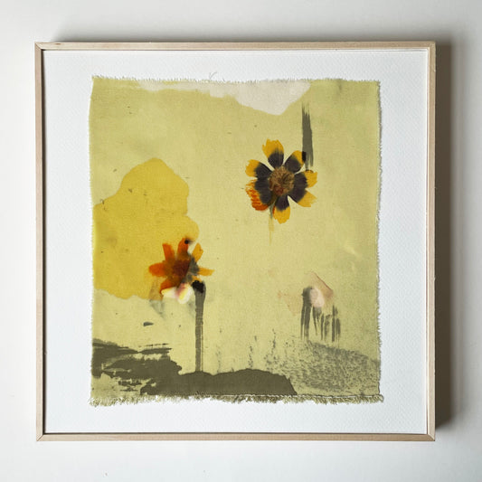 sun shower - naturally dyed textile