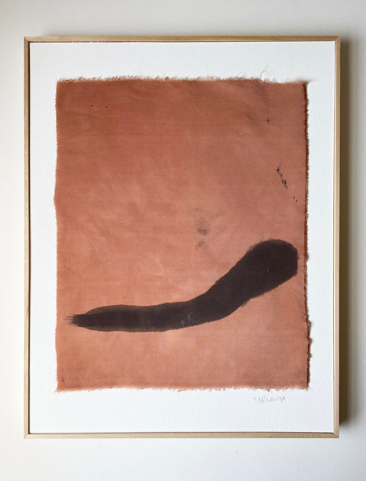 resting - naturally dyed textile