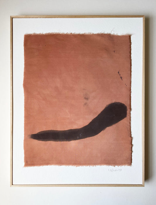 resting - naturally dyed textile