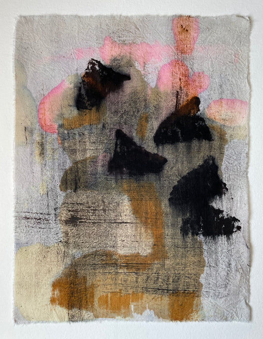peaks and valleys - naturally dyed textile