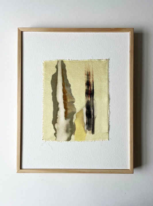 forsythia III - naturally dyed textile