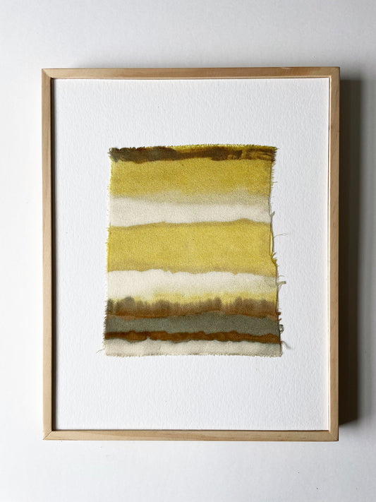 forsythia II - naturally dyed textile