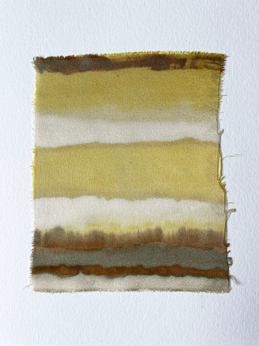 forsythia II - naturally dyed textile