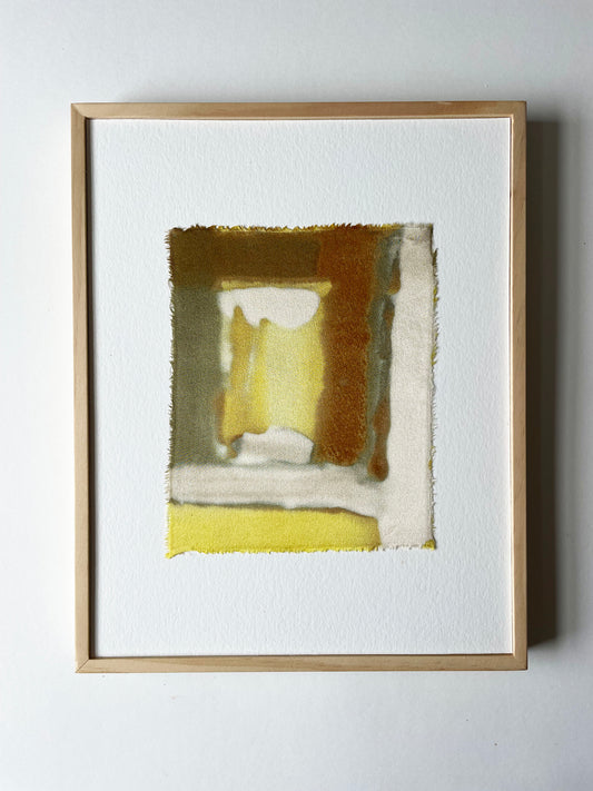 dandelion - naturally dyed textile
