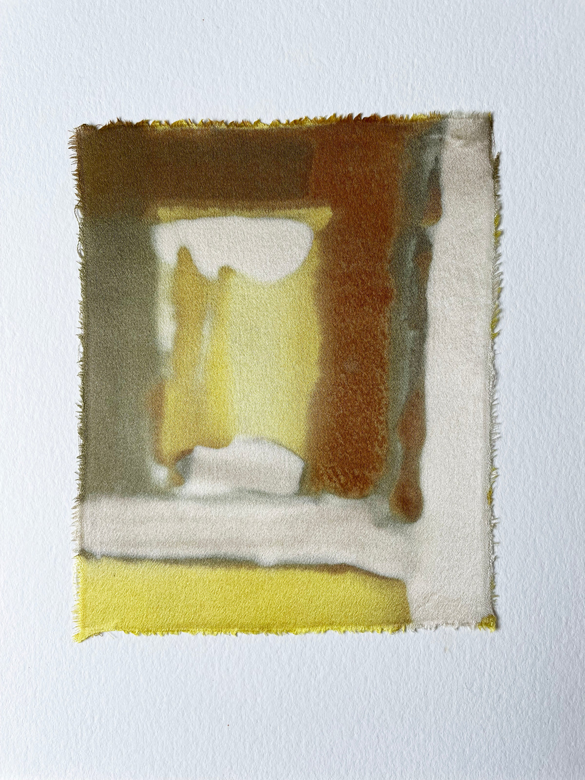 dandelion - naturally dyed textile