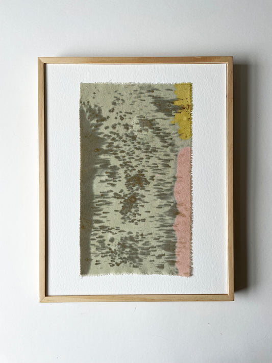 sun spots - naturally dyed textile