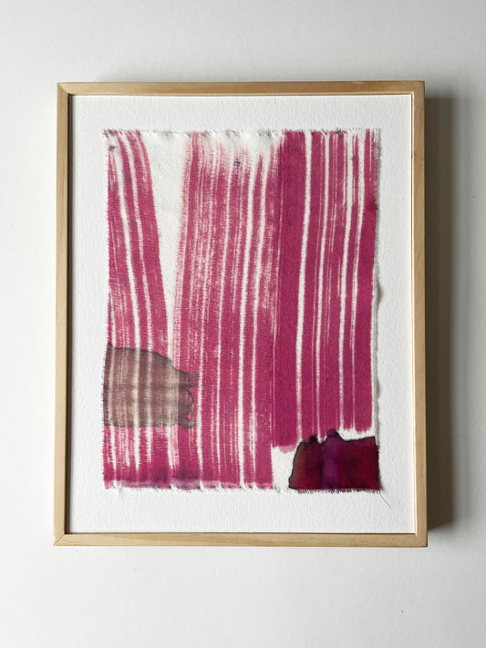 rush - naturally dyed textile