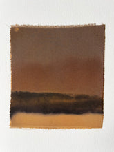 Load image into Gallery viewer, shoreline at night - naturally dyed textile
