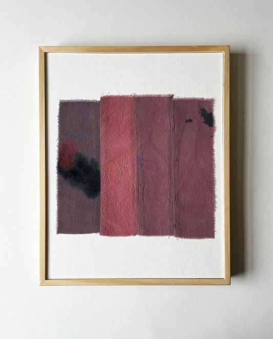 water panels 2 - naturally dyed textile