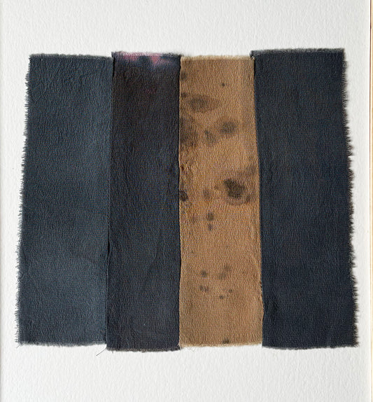 water panels 3 - naturally dyed textile