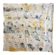 Load image into Gallery viewer, naturally dyed silk scarf - garden salad
