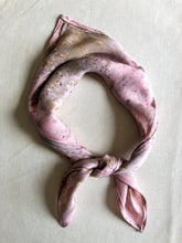 Load image into Gallery viewer, naturally dyed silk scarf - pink salt

