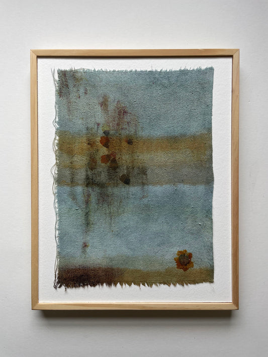 rain - naturally dyed textile