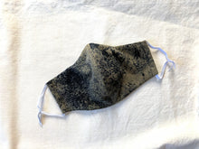 Load image into Gallery viewer, raw silk face mask naturally dyed - static
