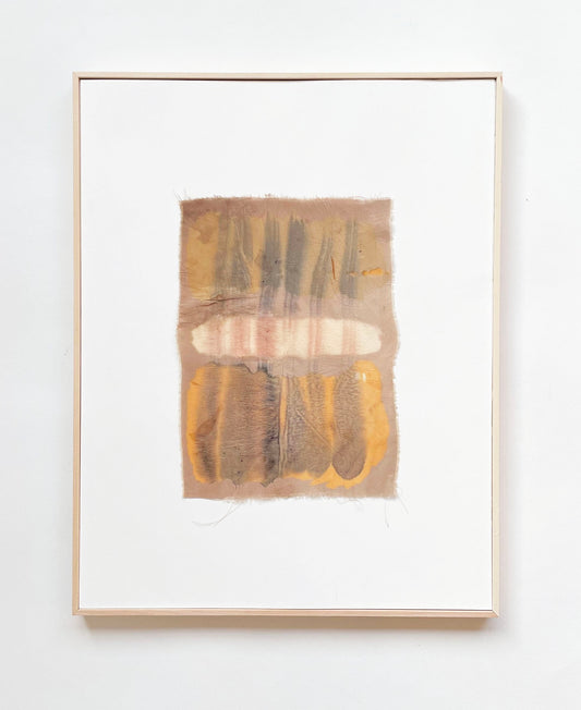 papaya - naturally dyed textile