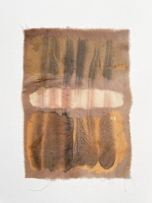 papaya - naturally dyed textile