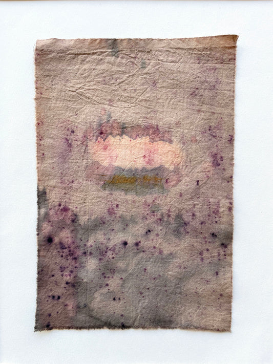 seascape 4 - naturally dyed textile