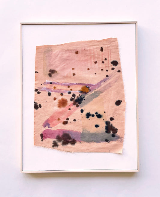 sorbet sand- naturally dyed textile